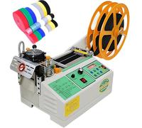 Luzphened Machine de découpe Automatique de Courroie numérique 400 W, Machine de Coupe de Ceinture Chaude et Froide, Coupeur Chaud Froid Couteaux Sangles Chauds 120 PCS/Min Largeur 110mm