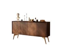 LUZZILE Buffet Buffet de Salle à Manger en Bois Massif, Meuble de Rangement Mural de Salon, Meuble d'entrée rétro Aparadores Para Comedor(160cm)