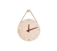LUZZILE Horloge Murale Horloges murales Bois Horloge Murale Salon créatif Moderne Simple ménage Mur Bureau décorations Horloge Murale pour Chambre à Coucher(B)