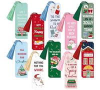 LV-Christmas Lot de 30 marque-pages à pompons