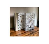LV & DİOR Decorative Book Box Set of 2
