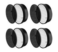 LV-H132 Lot de 4 filtres de rechange pour purificateur d'air LEVOIT LV-H132-RF 3 en 1 H13 True HEPA