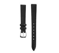 Lv. life Bracelet de Montre Universel en Cuir PU Noir - Boucle Ardillon, Remplacement 12mm-22mm - Accessoire pour Hommes et Femmes, 12mm
