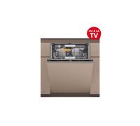 LV tout integrable, 60 cm, 38dB, 9,5L, Classe B, 14 couverts, Maxi Space, Tiroir SpaceClean, 8 progr., Dep diff 24h, 6eme Sens, PowerCleanPro,Silence 37dB, Time on Floor, Natural Dry, bandeau de comma