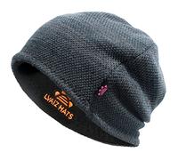 Lvaiz Hats Winter Beanie Hat Fleece Lined Skull Cap Bonnet, Noir mélangé, Taille Unique Mixte
