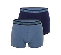 LVB Bio Cotton Slips, Blu Melange, 3 (Lot de 2) Homme