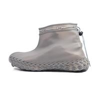 LVCHAO Couvre-chaussures de pluie imperméables, antidérapants, en silicone, très élastiques, résistants à l'usure, unisexes, réutilisables for l'extérieur Pour Usage Extérieur(M(26.5 * 20cm))