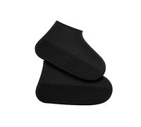 LVCHAO Couvre-chaussures imperméables en silicone antidérapants for bottes de pluie Pour Usage Extérieur(Black,M 35-39)