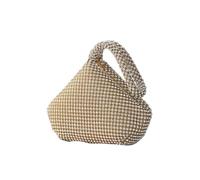 LVCHAO Petits sacs de soirée en strass souples, pochette jour diamants, porte-monnaie à fermeture éclair avec noirs, dorés et argentés Pour Bal de Promo, Mariage(Style 5)