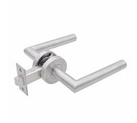 LVCHAO Serrure de Passage porte ignifuge en acier inoxydable 304, serrure 60mm, poignée, langue verrouillage coupe-feu Pour Portes Intérieures(Color 4)