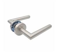 LVCHAO Serrure de Passage porte ignifuge en acier inoxydable 304, serrure 60mm, poignée, langue verrouillage coupe-feu Pour Portes Intérieures(Color 11)