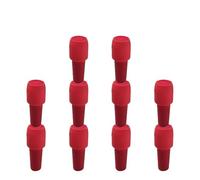 LVCHAO Silicone Wine Stoppers Beverage Bottle Cap Cork Saver Stopper Reusable Keeping Champagne Fresh Kitchen Tools pour Cuisines et Bars(Red)