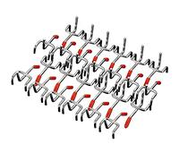 Lvcky Lot de 25 crochets pour panneau perforé 50 mm