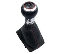 LVDLRAJJ Vitesses Levier Compatible Avec A3 S3 8P Pour S-line 2003 2004 2005 2006 2007 2008 2009 2010 2011 2012 2012 Levier Changement Vitesse Shiter Guêtre Couvercle Démarrage(Chrome 12345R)