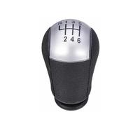 LVDLRAJJ Vitesses Levier Compatible Avec Ford Pour Galaxy Pour S-MAX 2006-2010 Pour C-MAX 2003-2008 Pour Mustang 2005-2012 Pommeau Levier Vitesse 5/6 Vitesses(6-Speed Silver)