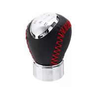 LVDLRAJJ Vitesses Levier Compatible Avec MAZDA Pour MPV 1999-2006 Pour RX-8 2003-2008 Pour XEDOS 6 1992-1999 Pommeau De Levier De Vitesse MT 5 6 Vitesses(Red Stitch 5-Speed)