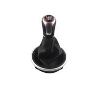 LVDLRAJJ Vitesses Levier Compatible Avec Skoda Pour Fabia 2 2007 - 2014 5/6, Guêtre Couvercle Démarrage, Style Voiture Pommeau Levier Changement Vitesse,(5 Speed)