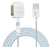 LVFAN Chargeur pour Fitbit Versa 4 et Sense 2, accessoires de remplacement de câble de charge, station de charge en nylon tressé pour Google Pixel Watch 2, Fitbit Sense/Sense 2, Versa 3/4