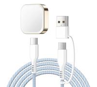LVFAN Chargeur pour Samsung Galaxy Watch 7, câble de Chargeur Portable à Charge Rapide, Cordon tressé en Nylon, Chargeur détachable pour Samsung Galaxy Watch 7/Ultra/6/6 Classic/5 Pro/5/4/4 Classic/3