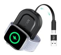 LVFAN Chargeur rétractable pour Apple Watch, câble de Chargement Portable pour iWatch, Station de Charge magnétique sans Fil pour Apple Watch Series 10 9 8 7 6 5 4 SE Ultra 2