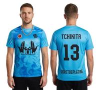 Lvguang Homme Maillot de Foot JUL Tchikita T-Shirt à Impression 3D Maillots Vêtement Streetwear Classique Tenue Tops
