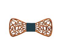 Lvguang Mode Noeud Papillon en Bois des Hommes Exquis de Conception Creuse (Style#5)