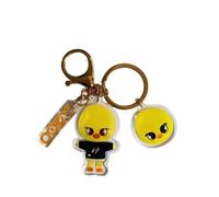 Lvguang Porte - clés Stray Kids, Porte - clés Cartoon Kpop pour Fans, Accessoire Merch Mignon
