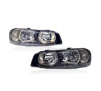LVGVZTTGKM Bloc phare avant Pour Nissan Skyline Pour GTR R34 1998-2002 LHD/RHD 2 Pièces Phare LED(Left-hand Drive,Champagne Gold)