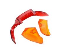 LVGVZTTGKM Feu arrière de moto Couvercle De Feu Freinage Arrière Pour Scooter DIO DIO50 AF27 AF28 En Verre Capuchon(Transparent red)