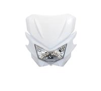 LVGVZTTGKM phare moto Pour Kawasaki Klx250 KLX 150 450 Plaque De Phare Universelle Pour Moto Motocross(WHITE)