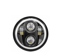 LVGVZTTGKM phare moto Pour Sportster Iron 883 Pour Dyna Pour Street Speed Triple 5 3/4 "H4 Phare Moto 5.75 Pouces Phare LED(Only light)