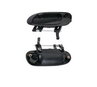 LVGVZTTGKM Poignée de Porte extérieure de Voiture pour Mitsubishi Carisma Avant Arrière Gauche Droite pour Star 1998-2002 Poignée Porte Extérieure Noire(Front Left and Right)