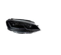 LVGVZTTGKM Projecteur Principal Pour Golf 7 2013-2017 MK7 Upgrade .5 2 Pièces LED Auto Phares Ensemble DRL Bifocal Lentille Lampe Accessoires Ensembles de phares(Smoke)