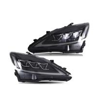 LVGVZTTGKM Projecteur Principal Pour Lexus IS250 IS350 2006 21007 2008 2009 2010 2011 2012 Phare Avant LED Modifié Clignotant Séquentiel Ensembles de phares(Left Hand Drive,2pcs clear)