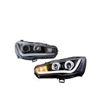 LVGVZTTGKM Projecteur Principal Pour Mitsubishi Lancer EVO X 2008-UP Ensemble Phares Style Voiture Lampe Frontale À LED Pièces Lumière Réglage Voiture DRL Ensembles de phares