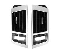lvifloae 1 paire de grilles d'aération noires pour console centrale, remplacement de ventilation de sortie AC pour tableau de bord avant, grilles de ventilation AC pour voiture, (Argent)