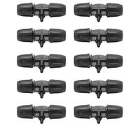 lvifloae 10 pièces 8/11 à 4/7 Té réducteur avec Boucle Tube d'irrigation de Jardin connecteur barbelé Adaptateur de Tuyau système d'irrigation Goutte à Goutte Facile à connecter pour Le
