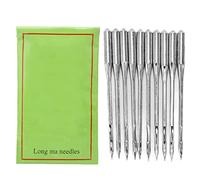 lvifloae 10 pièces d'aiguilles pour machine à coudre en acier haute dureté compatibles avec les aiguilles à broder F Man GK8 série 2, parfaites pour la réparation de tissus de (GK8*300)