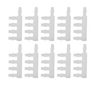 lvifloae 10PCS 4.8mm en Plastique 5 Voies Connecteur De Pompe À Air Transparent Aquarium Tuyau Raccord Splitter Réservoirs De Poissons Accessoire pour Fish Tank Tubes Pompe À Eau