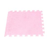 lvifloae 10pcs en Peluche Mousse épisser Le Plateau de Plancher de Sol Bordel de Jeu de Jeu de Protection Non Glissante (Rose)