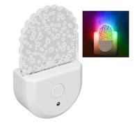 lvifloae 2 pcs mignon couleurs changements de nuit légers de nuit rgb lampe murale de nuit LED RVB avec crépuscule à l'aube capteur de lumière pour les enfants filles chambre