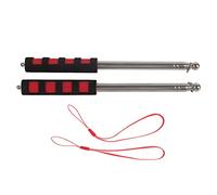 lvifloae 2Pcs 120cm Guide Portable Drapeau Pôle en Acier Inoxydable De Poche Mât Télescopique Extensible De Poche Mât pour Guides Touristique Activités Plein Air Enseignants