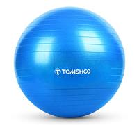 lvifloae 45/55/65/75 cm Boule de Yoga épaissie avec Pompe à Pied. Exercice de thérapie de physiothérapie de la Grossesse de Surface de Sable épaissis adaptée au Pilates et aux Exercices de (55 cm)