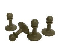 Lvifloae 4pcs Thunder Proof Camping Camping Tente Tente Pilier Polon Pole Anti Thunder Cover Hat Chatte Protection Cap Pin Top Pin pour Camping Tantoue Randonnée (Vert)