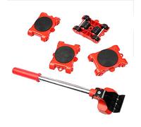 lvifloae 5 pièces Ensemble d'outils de Levage de Transport de déménageur de Meubles Portable opération Facile déménageurs de Meubles avec Roues kit de déplacement de Meubles