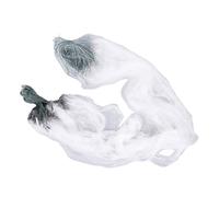 lvifloae 50 m Longueur 1,5 m de Hauteur 3 Couches Filet de pêche Lourde, Petite Taille de Mailles avec Tension réglable avec Accessoires de pêche à flottants Outils Essentiels pour Tous (3 dedos)