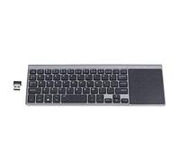 lvifloae 59 Touches Slim Wireless Keyboard 2.4g Mini Tout dans Un Clavier numérique Portable pavé Tactile et Mince approprié pour la Tablette TV Informatique