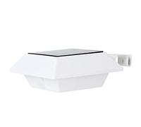 lvifloae 6 pièces lumières de gouttière solaires extérieures lumières de clôture solaires étanches avec capteur intelligent interrupteur automatique lumières de gouttière de sécurité de