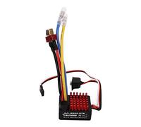 LVIFLOAE 60A Contrôleur de vitesse électronique RC Brosse de voiture ESC 3 Modes Tension Contrôleur de vitesse électronique adaptée à 1 10 Modèle de réservoir de carburant à