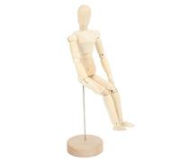 Lvifloae 8in en bois mannequin proportion de corps dessin mannequin 14 joint rotatif diverses formes art pour les enfants artistes